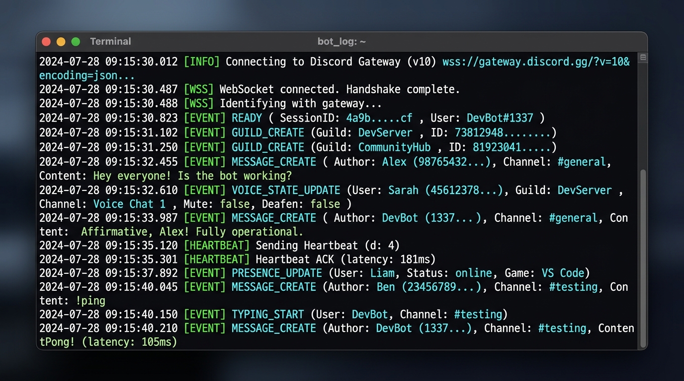 WebSocket Gateway Terminal